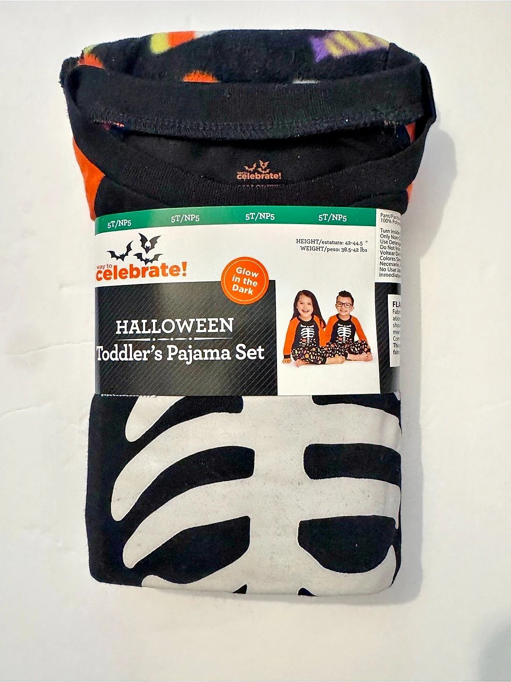 Celebrate! Halloween Toddler's Pajama Set! Halloween Pajama Set Size 2T NWT